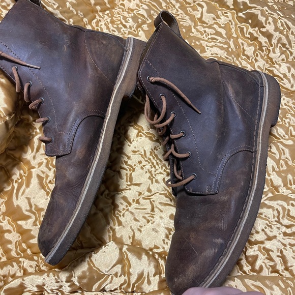 Clark’s Desert Men's Brown Leather Boot - Picture 4 of 6